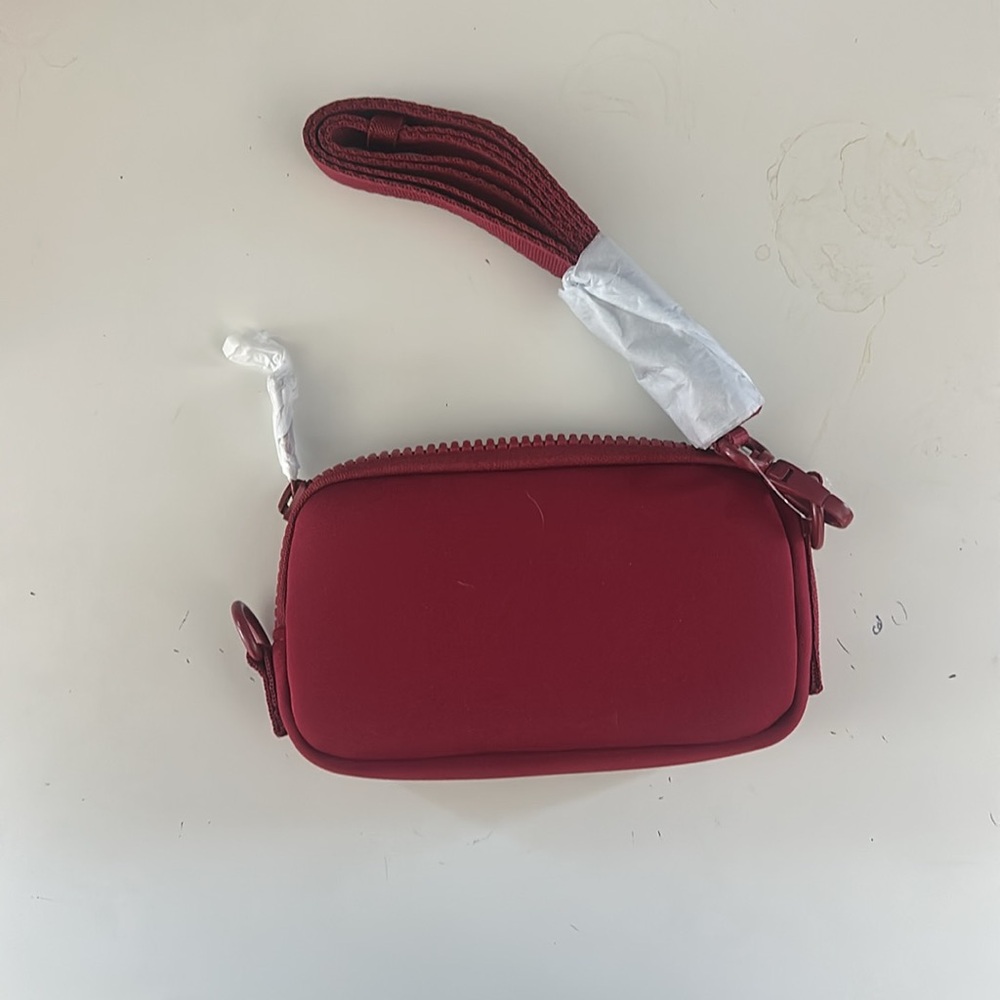Dagne Dover Burgundy Wristlet Clutch - Picture 2 of 4